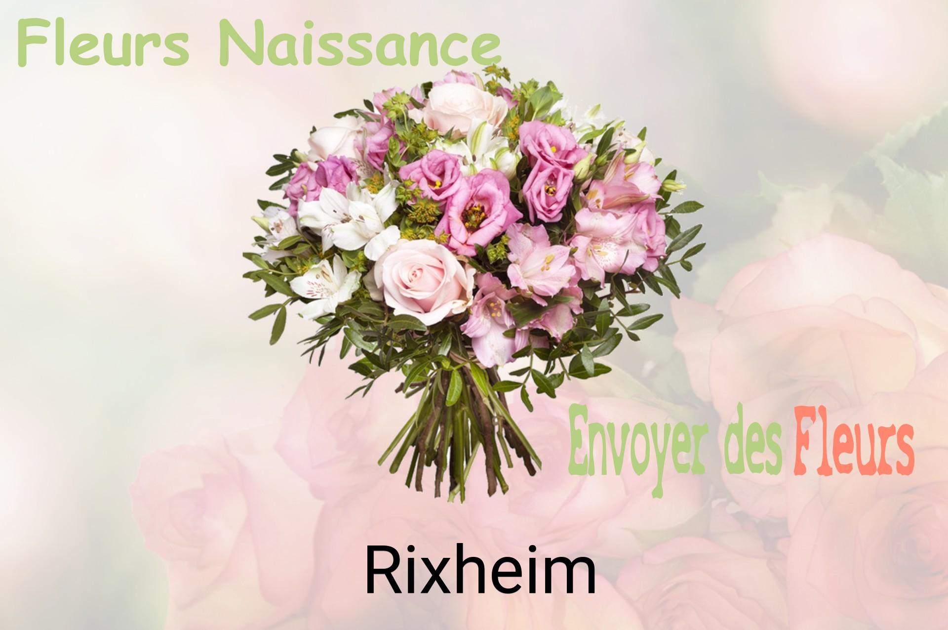 Bouquet de fleurs de naissance livré à Rixheim